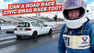 Budget Turbo K20 Swap Civic EG Goes Drag Racing