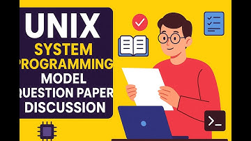 BCS515C UNIX System Programming Model Question Paper Discussion | 5th Sem #UNIX #SystemProgramming