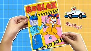 [🐾paper diy🐾] Jax and Pomni Pregnant in Jail 🤰🤰 Outfit Blind Bag Compilation 로블록스 | ASMR