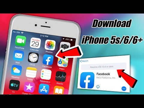 how to download facebook in iphone 6 | how to download facebook in iphone 6 plus | fb requires 13.4