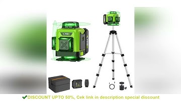 Lfine 4D 16 Lines 360°Self-leveling Laser Levels with Tripod and Suitcase Horizontal And Vertical Pr