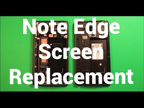 Galaxy Note Edge Screen Replacement Repair How To Change