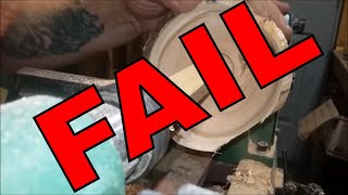 turning My first bowl a huge FAIL