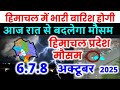 Himachal Pradesh Today Weather Forecast हिमाचल प्रदेश भारी बारिश 6 OCTOBER 2025 6 अक्टूबर 25