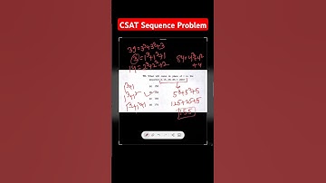 UPSC CSAT Maths Sequence Questions solving strategy!! #upsccsat #csatmaths