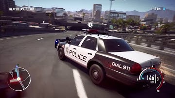 Doing a bait crate with a cop crown vic in nfs payback