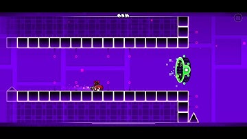 Geometry dash back on track level 2 100% complete 3 coins 