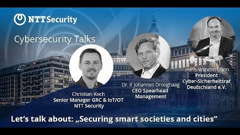 Christian Koch explains the importance of usability and security
