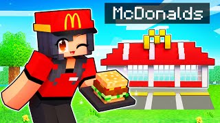 Opening Our McDONALDS Restaurant In Minecraft!