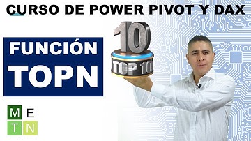 COMO USAR LA FUNCIÓN TOPN en POWER PIVOT| Curso de POWER PIVOT y DAX en EXCEL | Capítulo 8