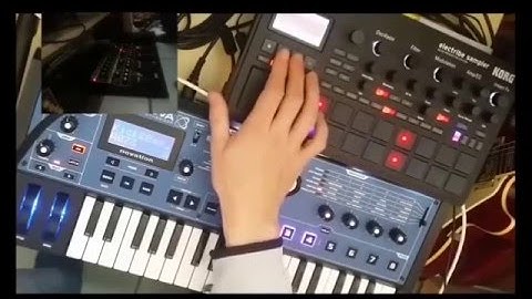 part 1 : loop  hardware improvisation  novation mininova, korg electribe 2 sampler, boss me70