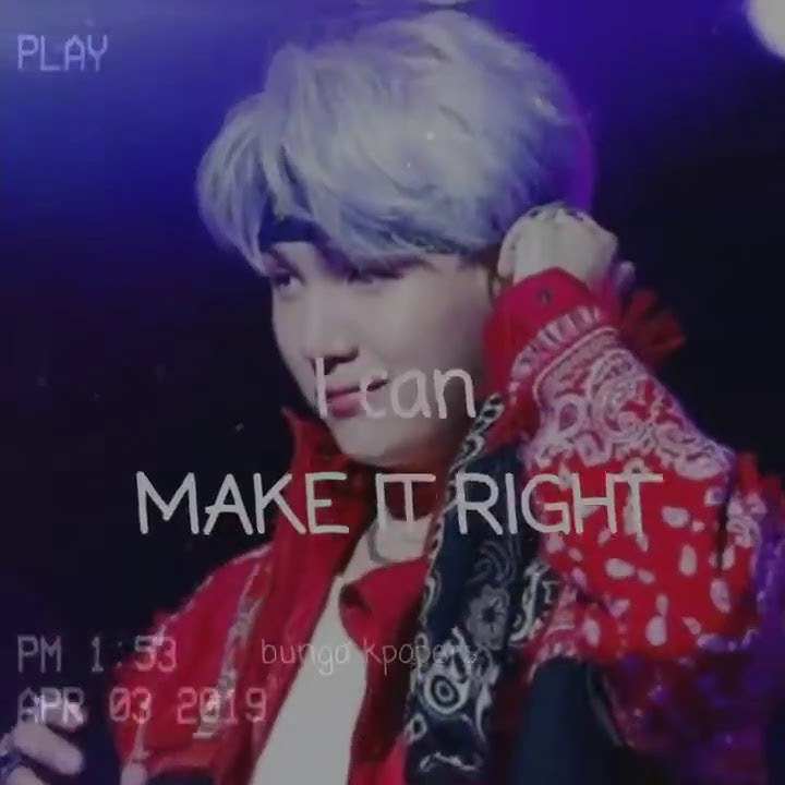 Make it right BTS ccp J-HOPE,jin,and Suga