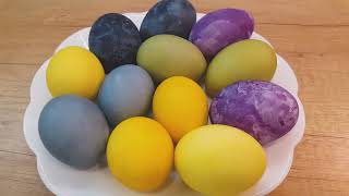How to PAINT EGGS FOR EASTER WITHOUT CHEMICALS! Karkade and Turmeric, a simple WAY! 