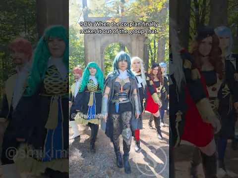 😍When the cosplan makes it out of the Group Chat #cosplay #fireemblem #fireemblemthreehouses #group