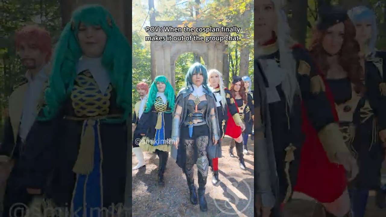 😍When the cosplan makes it out of the Group Chat #cosplay #fireemblem #fireemblemthreehouses #group