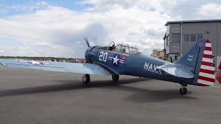 North American Aviation T-6 Texan (SNJ-3). Ilmailupäivä Seinäjoella 31.7.2022.