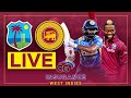 🔴LIVE | West Indies v Sri Lanka | 3rd CG Insurance T20I