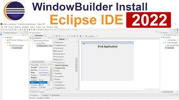 Windows Builder install in Eclipse IDE