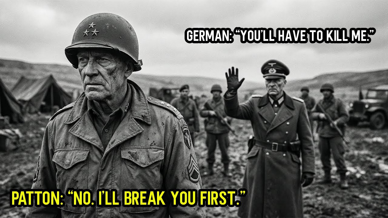 “You’ll Have to Kill Me” — Patton’s Cold Response Shocked a German Commander