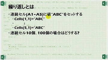 Excel VBA: 6-1 繰り返しとは