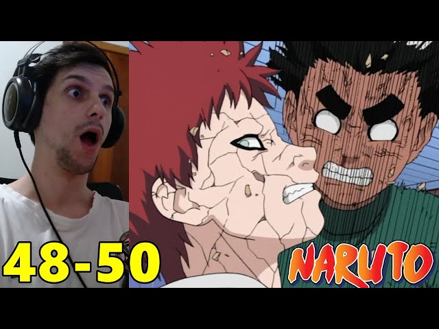 Grandes Episódios - Naruto Clássico 48,49,50 (Rock Lee x Gaara) 