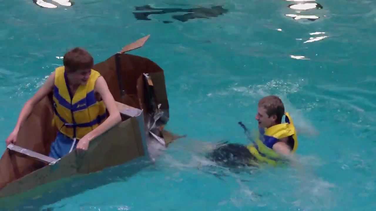 cardboard boat race fails cardboard boat race fail youtube cardboard boat race fails cardboard boat race fail youtube
