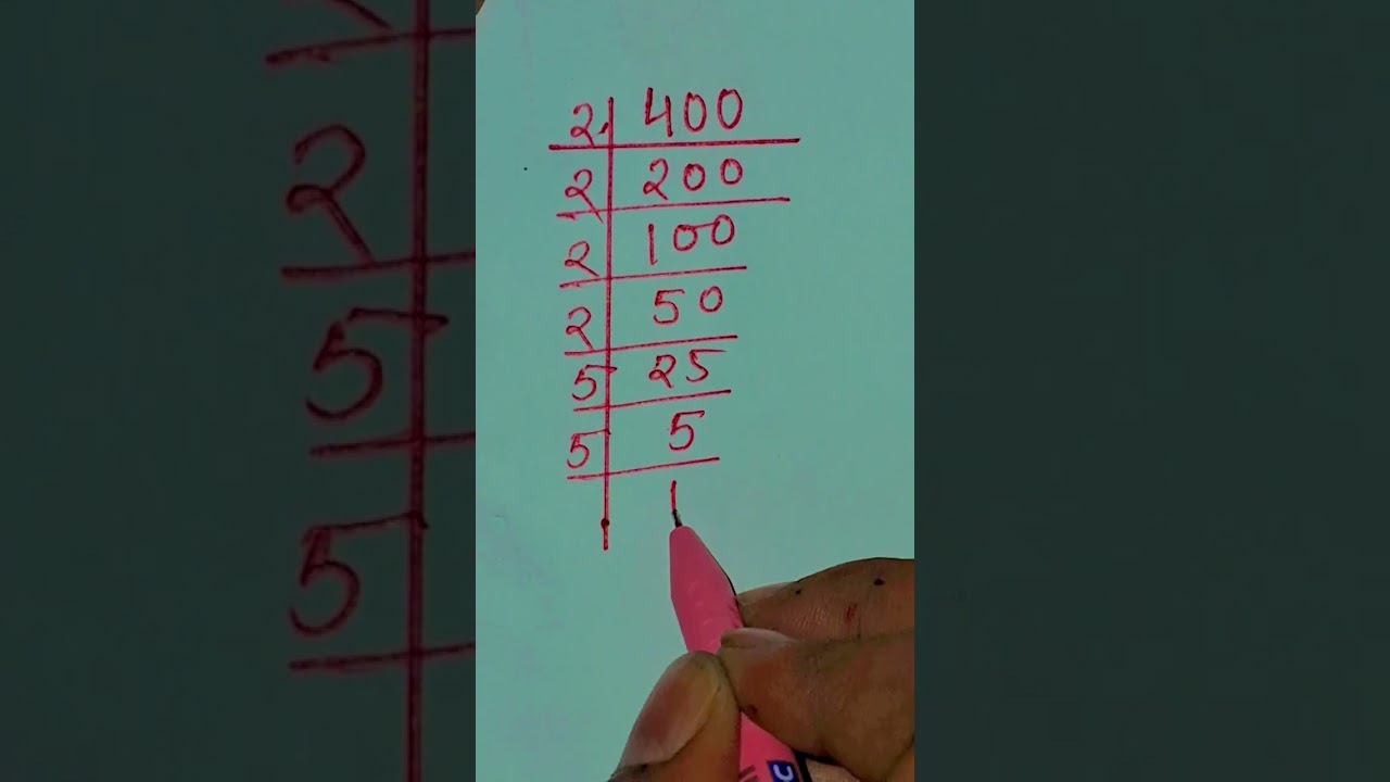 Prime factors of 400