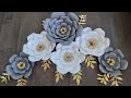 Easy Paper flower DIY// How to make a paper flower