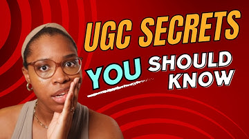 Watch this before starting UGC in 2025