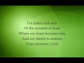 "Holy Spirit" Instrumental Track, Performance Track with Lyrics