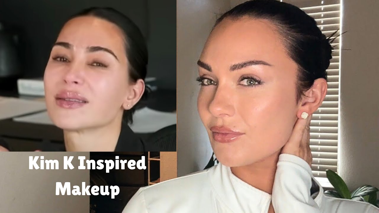 Легкий макияж в стиле Ким К.