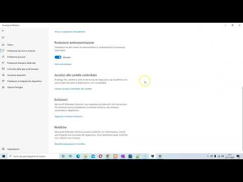 Disattivare windows defender