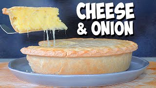 Cheese and Onion Pie - Easy to make Cheese and Onion Pie – comfort food at its easiest best!