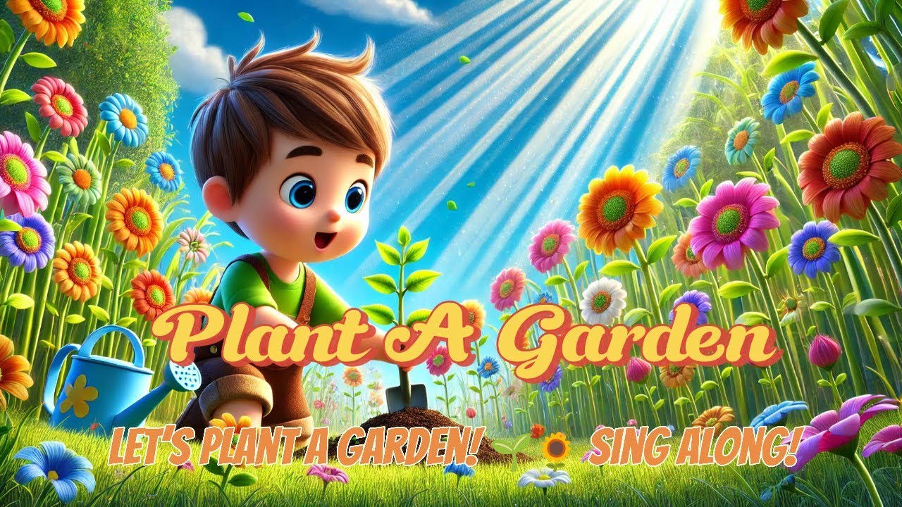 Plant A Garden | Fun Kids Sing-Along Song About Growing Plants! 🌱🌻 Sing Along