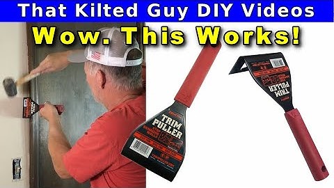 ⭐ This Baseboard & Door Trim Removal Tool Won