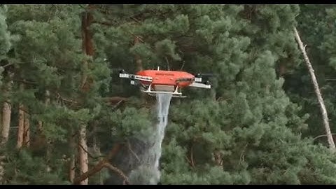 Dryad Silvaguard Drone Demo with Suppression (90sec)