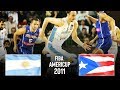 Argentina 🇦🇷 v Puerto Rico 🇵🇷 - Classic Full Games | FIBA AmeriCup 2011