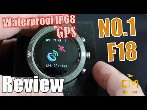 No.1 F18 Test: IP68 Smartwatch with GPS - Hand-on (Deutsch)
