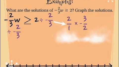 Chapter 3 Section 3 - Solving Inequalities Using Multiplication and Division (Alg1)