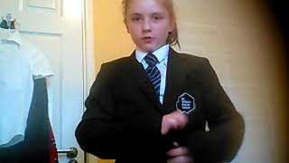 Trying On My Uniform