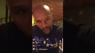 Floyd Mayweather FIRE Instagram LIVE! McGregor, Oscar De La Hoya, UFC, Boxing
