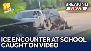 Breaking: ICE encounter at school caught on video
