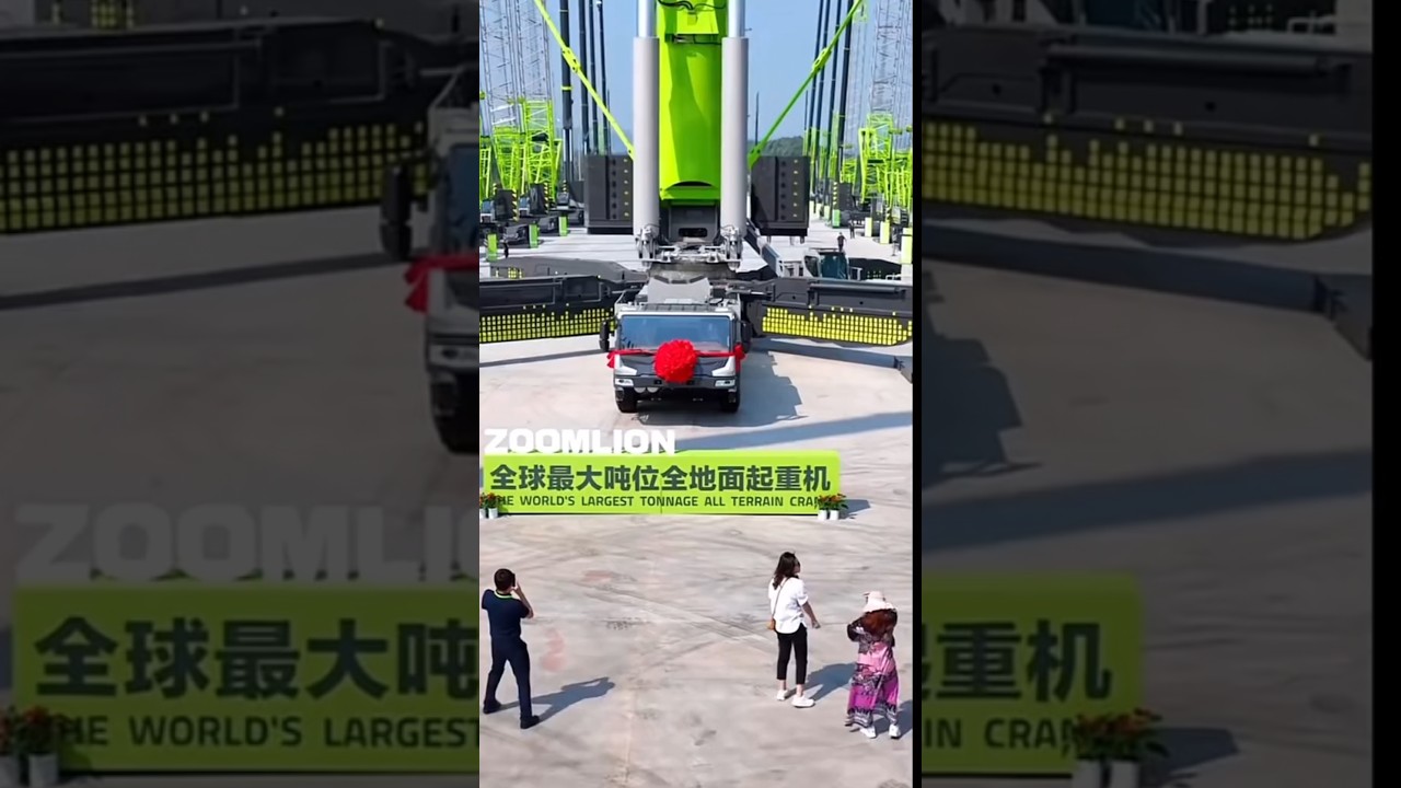 Zoomlion Biggest Mobile Crane |Heavy lifting 