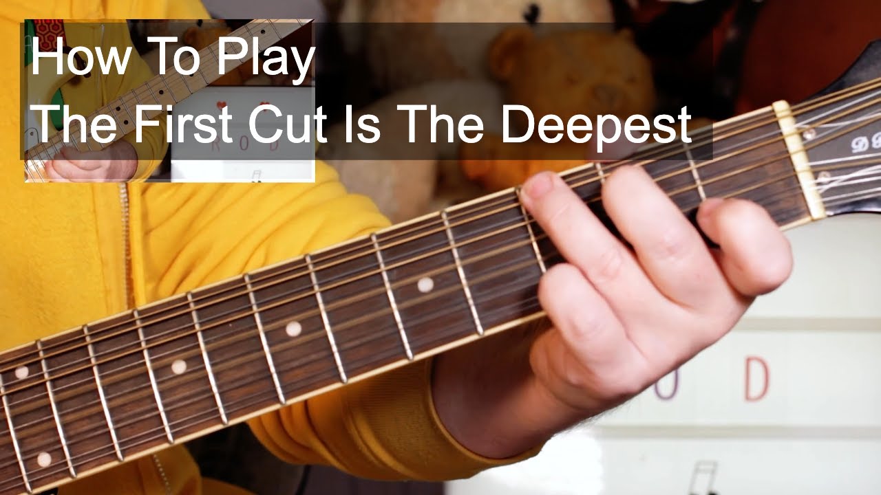 'The First Cut Is The Deepest' Rod Stewart Guitar Lesson YouTube