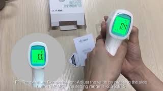 CARE4U Forehead Thermometer Unboxing & Operation Video