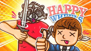 THE MOST IMPOSSIBLE (possible) 99.99% LEVELS!? | Happy Wheels Funny Moments!