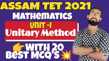 Unitary Method|ADRE 2.0|Assam TET| Easy Tricks|