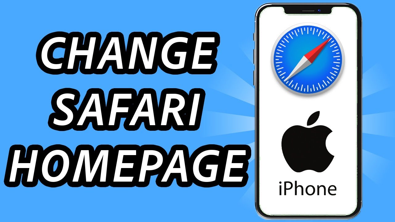 change safari homepage in iphone