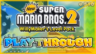 NSMB2 WillyMakers Level Pack | Full Playthrough (No Commentary)