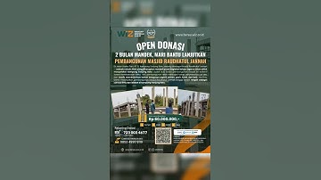 Open Donasi Pembangunan Masjid Raudhatul Jannah #wizberau #PembangunanMasjid #AmalJariyah #Akhirat